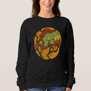 Herpetology Animal Tropical Lizard Reptile Iguana Sweatshirt