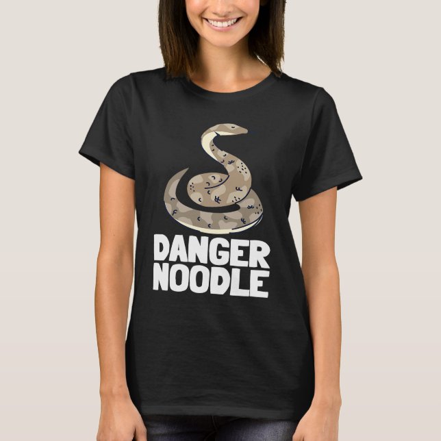 Herpetology Reptile And Amphibians  Snake Danger N T-Shirt (Front)