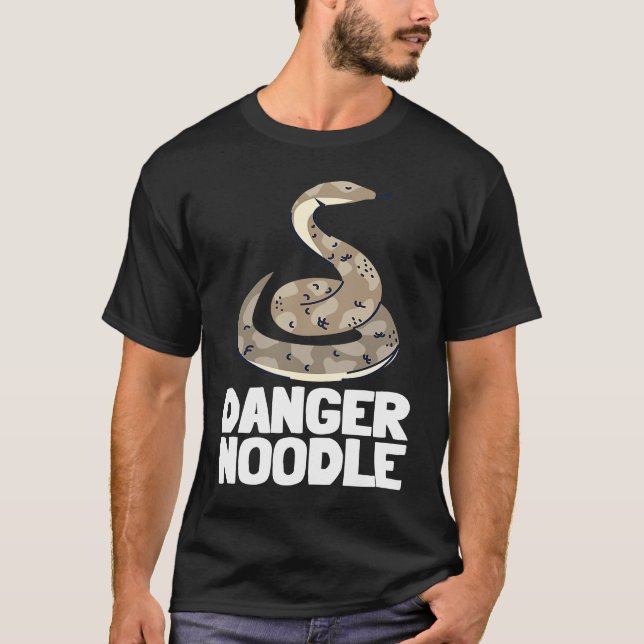 Herpetology Reptile And Amphibians  Snake Danger N T-Shirt (Front)