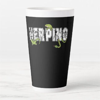Herpetology Retiles Snake Zoology Frog Herping Latte Mug