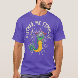 Herpetology Snake Pirate Reptile Herpetologist T-Shirt
