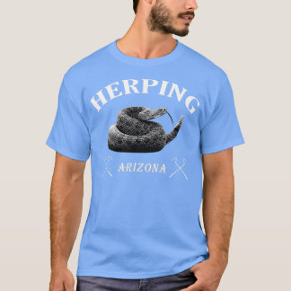 Herping Arizona with a rattlesnake T-Shirt