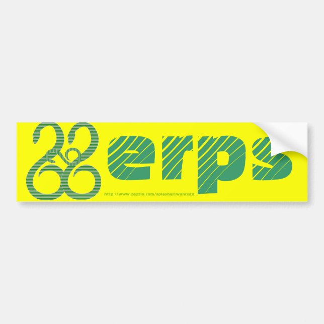 "HERPS" BUMPER STICKER (Front)