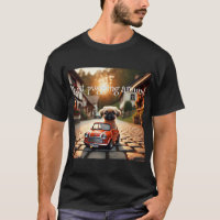 Herren-T-Shirt Mops im Mini Morris