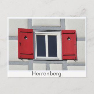 Herrenberger Fensterladen Postcard