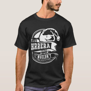 Herrera- Hat Xmas Personalized Name T-Shirt