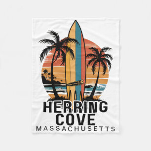 Herring Cove Beach Machusetts Surfing Surfer _1 Fleece Blanket