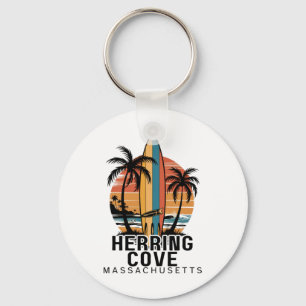 Herring Cove Beach Machusetts Surfing Surfer _1 Key Ring