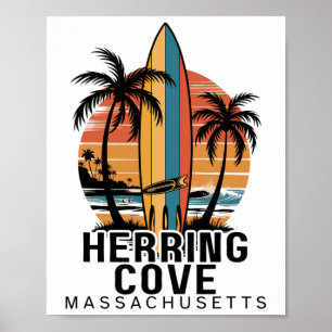 Herring Cove Beach Machusetts Surfing Surfer _1  Poster