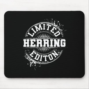 Herring Funny Surname Family Tree Birthday Reunion Mouse Mat