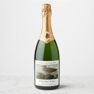 Herring Gull from John Audubon's Birds of America Sparkling Wine Label
