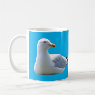 Herring Gull Sunbathing Coastal Seagull Wildlife I Coffee Mug
