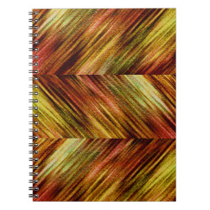 Herringbone Blended Rustic Autumn Coloured Notebook