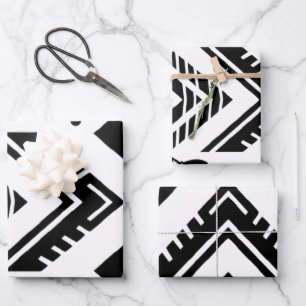 Herringbone Harmony Wrapping Paper Sheet