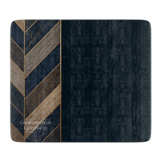 Herringbone L33 real estate gift  Cutting Board (Front)