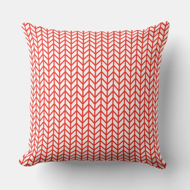 Herringbone pattern Design Cushion (Front)