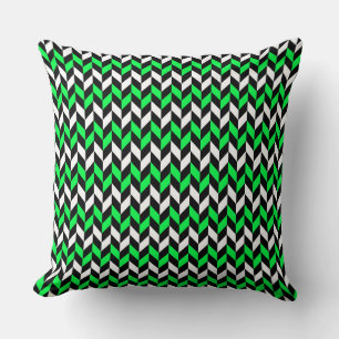 Herringbone pattern Design Throw Pillow
