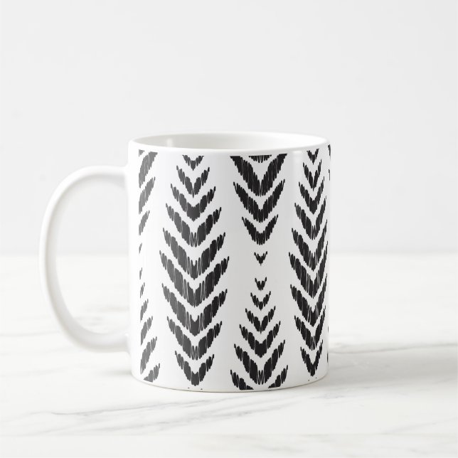 Herringbone pattern for home decor. coffee mug (Left)