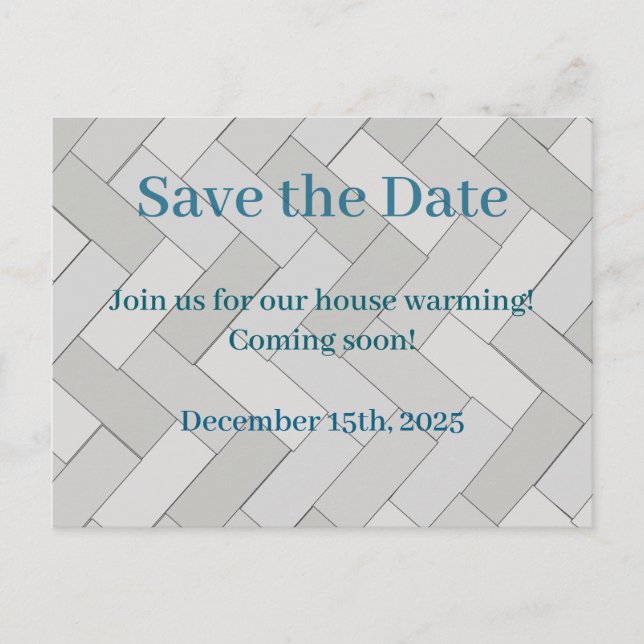 Herringbone Postcard (Front)