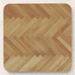 herringbone wood coasters