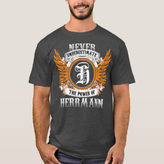 Herrmann Name Shirt Never Underestimate The Power