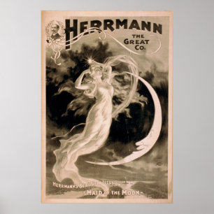 HERRMANN the Great Illusionist VAUDEVILLE Poster
