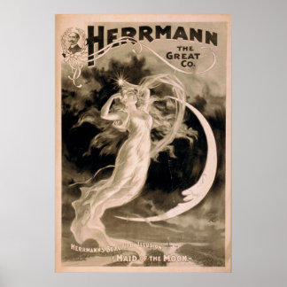 HERRMANN the Great Illusionist VAUDEVILLE Poster