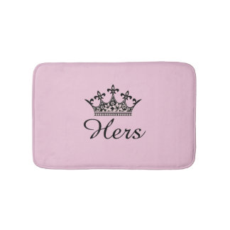 Hers Crown Bath Mat