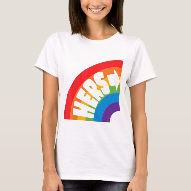 Hers Rainbow Arrow T-Shirt (Front)