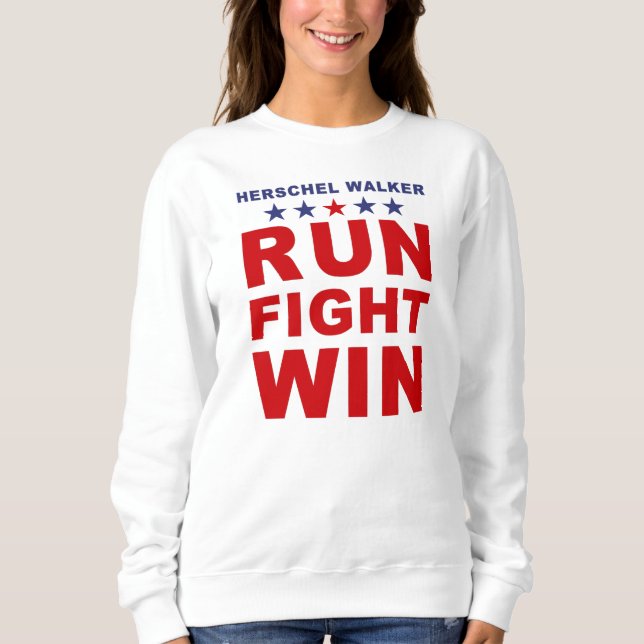 Herschel Walker: Georgia Senate USA  Sweatshirt (Front)