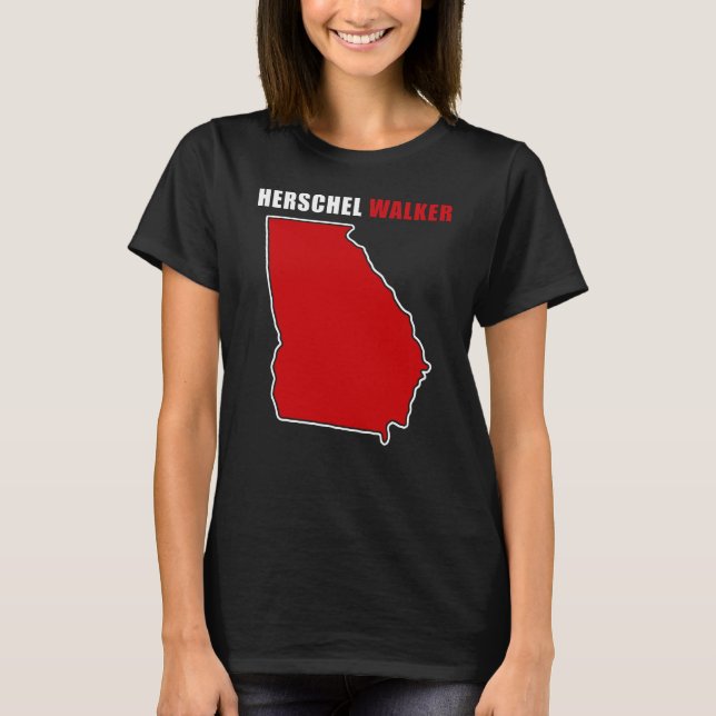Herschel Walker: Georgia Senate USA T-Shirt (Front)