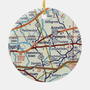 Hershey PA Ceramic Tree Decoration