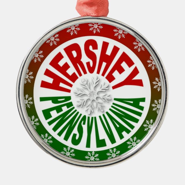 Hershey Pennsylvania holiday ornament (Front)