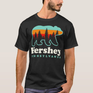 Hershey Pennsylvania Vacation Hiking Camping Bear T-Shirt