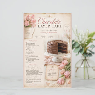 Hershey Style Chocolate Cake Recipe, Pink Tulips
