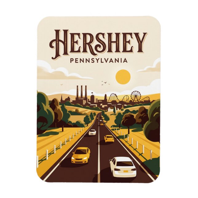 Hershey USA Magnet (Vertical)