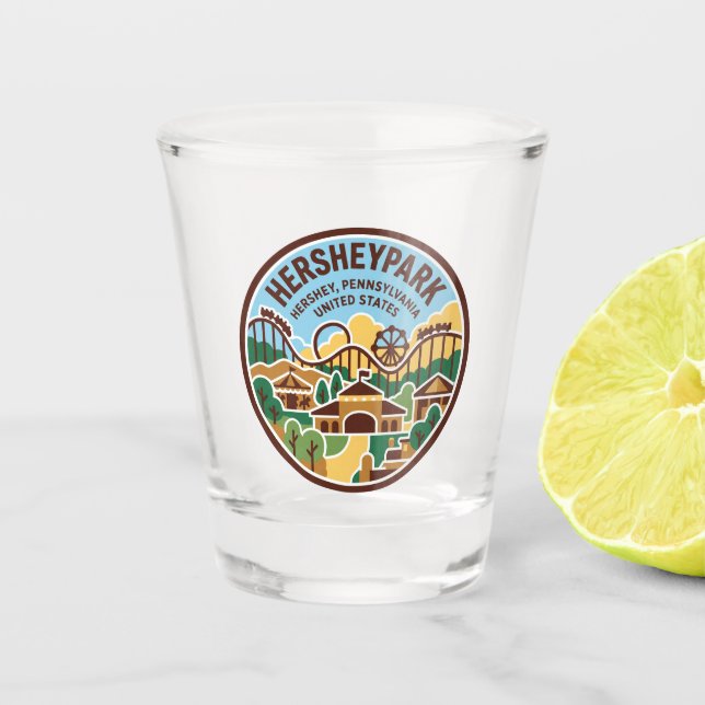 Hersheypark Pennsylvania Shot Glass (Front)