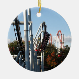 Hersheypark Roller Coasters Ceramic Tree Decoration