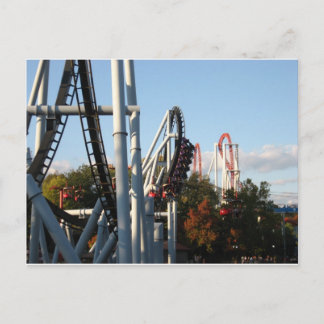 Hersheypark Roller Coasters Postcard