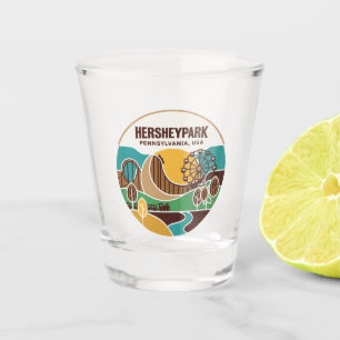 Hersheypark USA Shot Glass