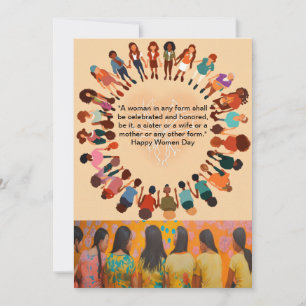  "HerStory: International Women's Day Greeting Car Holiday Card