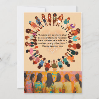 "HerStory: International Women's Day Greeting Car Holiday Card