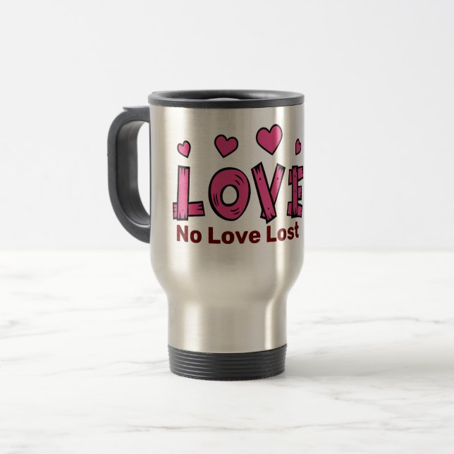 Hert LOVE Travel Mug (Front Left)