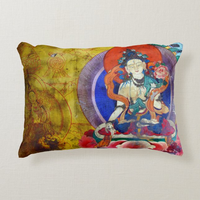 Heruka Buddha, Tibbet (Pillow) Decorative Cushion (Front)