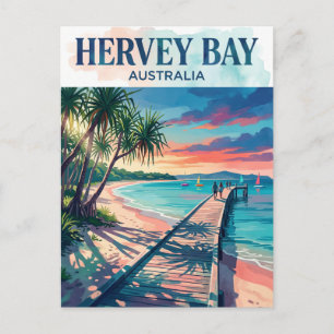Hervey Bay Australia Postcard