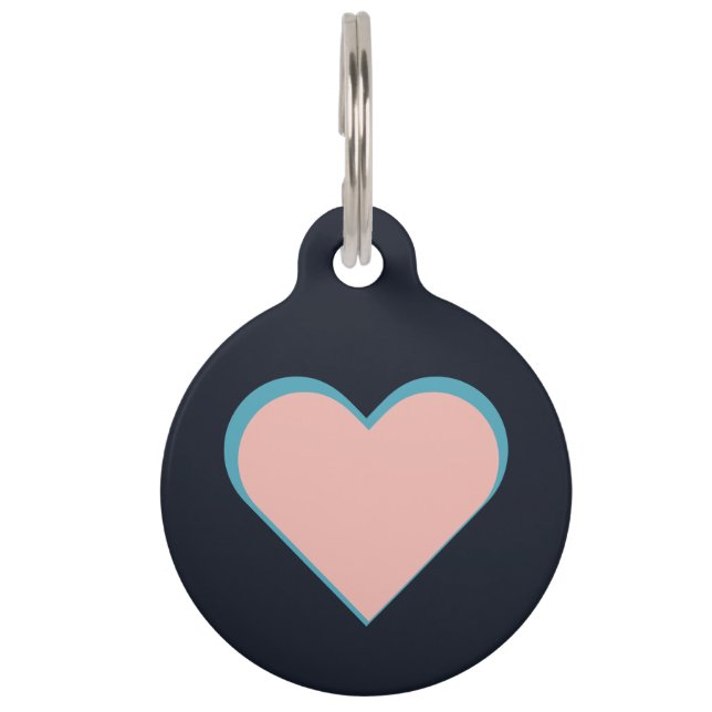 Herz ♥ Heart Pet Tag (Front)