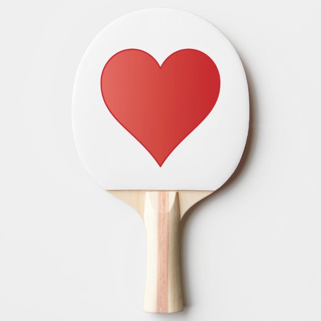 Herz Ping Pong Paddle (Front)