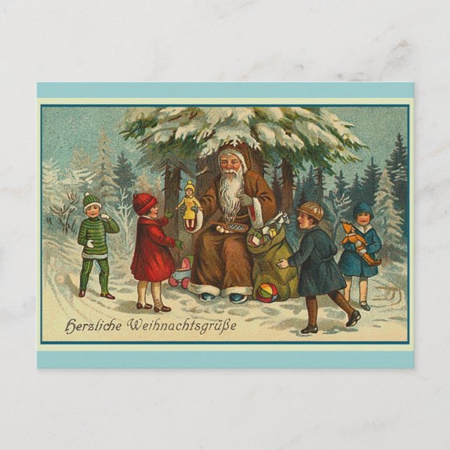 Herzliche Weihnachtsgrüße Postcard (Front)