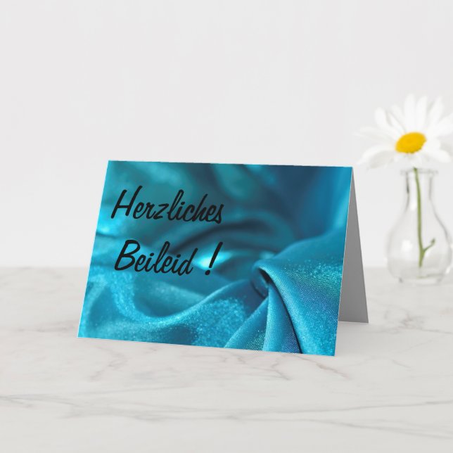 Herzliches Beileid ! Card (Small Plant)
