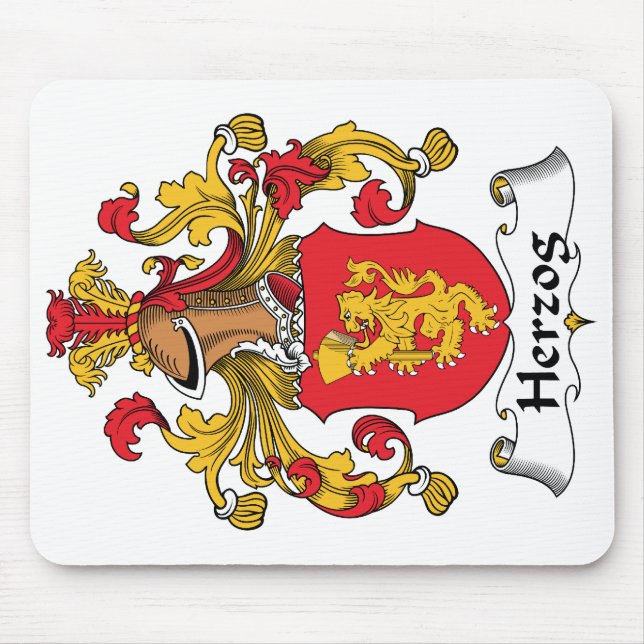Herzog Family Crest Mouse Mat (Front)